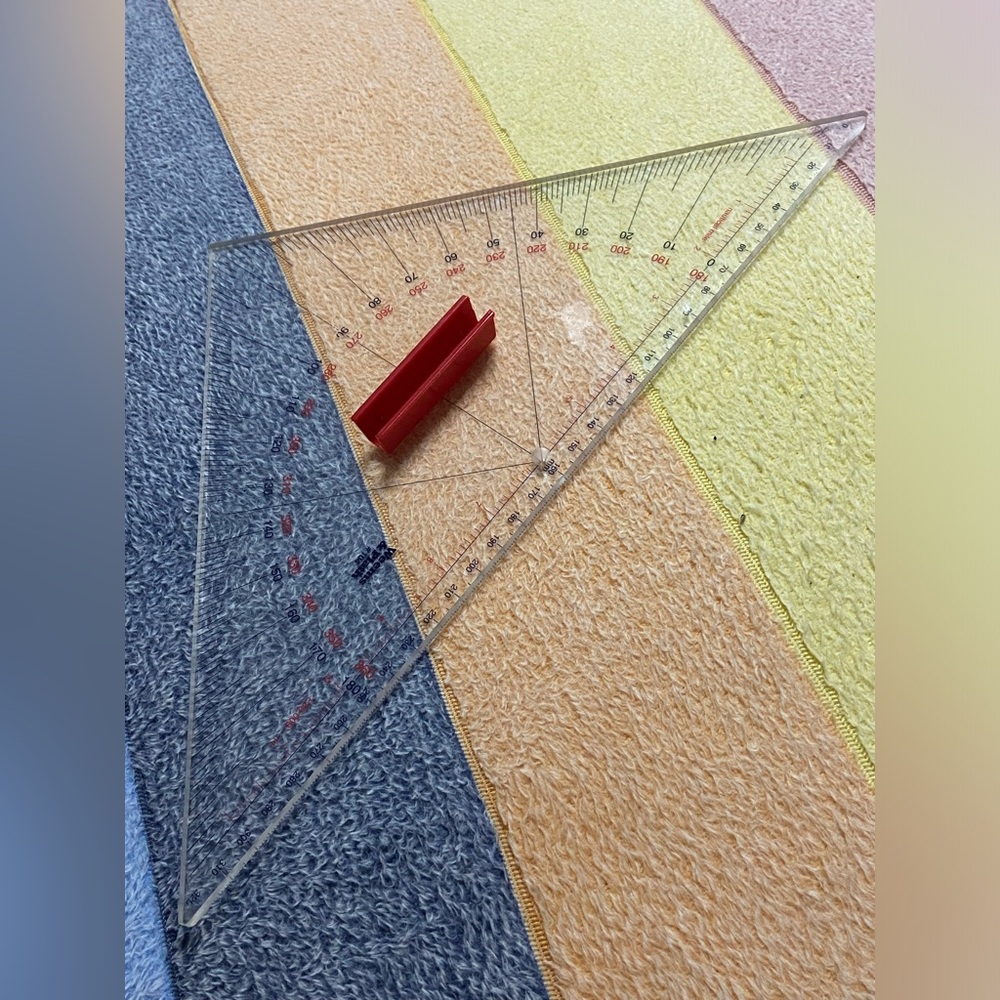 WEEMS & PLATH #104 Professional Protractor Triangle